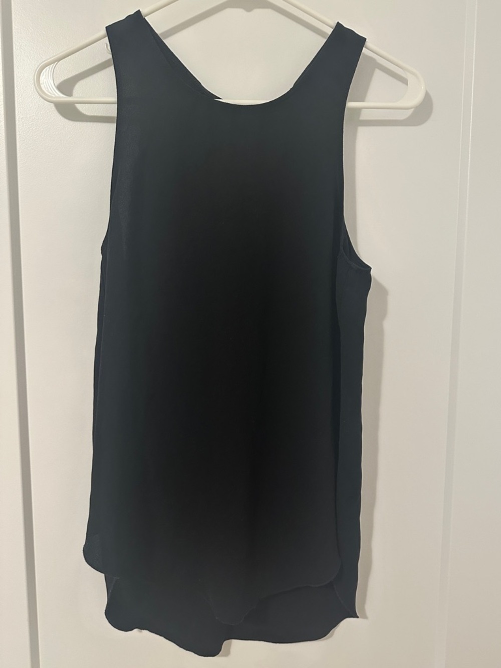 Aritzia Wilfred Y2K Black Minimalist Blouse With Zipper Size XS Women’s